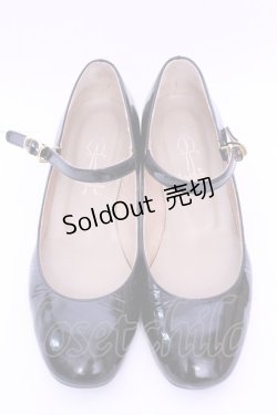 画像2: あしながおじさん / エナメルパンプス 23.5ｃｍ クロ O-25-12-26-1011-PU-SH-OW-ZT088