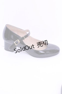 画像7: あしながおじさん / エナメルパンプス 23.5ｃｍ クロ O-25-12-26-1011-PU-SH-OW-ZT088