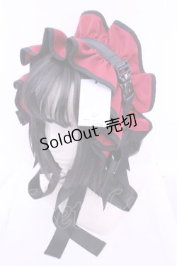 画像1: HIDOLATRAL THEODOL / ジャージバックルヘッドドレス  ワイン O-25-12-26-1014-0-AC-IG-ZT0104R