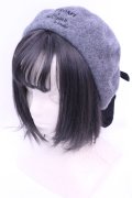 m petit by misako / サンリオキャラクターズコラボ クロミ リボンベレー  グレーｘブラック O-25-12-26-1017-LO-AC-YM-OS