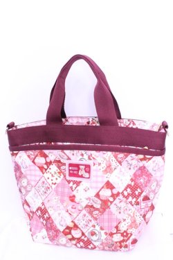 画像1: PINK HOUSE / 【LeSportsac×PINK HOUSE】BUCKET TOTE　バケットトート  PHティーパーティー O-25-12-26-1025-LO-BG-OW-OS