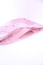 画像2: PINK HOUSE / バラ園うさぎ柄パッチワークプリントトラベルケース  ピンク O-25-12-26-1026-LO-ZA-OW-ZT170 (2)