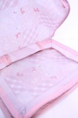 画像3: PINK HOUSE / バラ園うさぎ柄パッチワークプリントトラベルケース  ピンク O-25-12-26-1026-LO-ZA-OW-ZT170 (3)