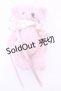 PINK HOUSE / 桜Teddyぬいぐるみコサージュ  ピンク O-25-12-26-1027-LO-ZA-OW-OS