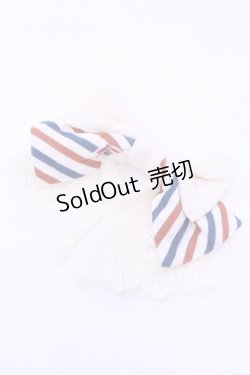 画像1: Innocent World / ラビットレターリボンクリップ  オフ O-25-12-26-1031-IW-AC-IG-OS