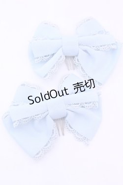 画像1: Angelic Pretty / 両山ハートレースコーム  サックス O-25-12-26-1034-AP-AC-IG-ZT0104R