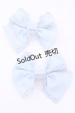 画像2: Angelic Pretty / 両山ハートレースコーム  サックス O-25-12-26-1034-AP-AC-IG-ZT0104R