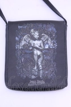 画像1: Jean Paul GAULTIER / 天使 ショルダーバッグ  ブラック O-25-12-26-1038-GO-BG-YM-OS
