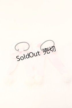 画像2: melonDOLL / うさぎのしっぽりぼん  ピンク O-25-12-26-008-LO-AC-IG-OS