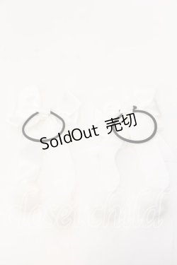 画像2: melonDOLL / うさぎのしっぽりぼん  シロ O-25-12-26-010-LO-AC-IG-OS