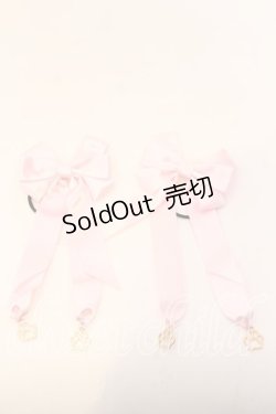 画像1: melonDOLL / 肉球りぼん  ピンク O-25-12-26-012-LO-AC-IG-OS