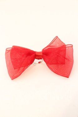 画像1: melonDOLL / ぱうーりぼんりんぐ  アカ O-25-12-26-016-LO-AC-IG-OS