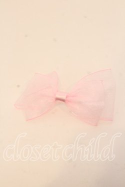 画像1: melonDOLL / ぱうーりぼんりんぐ  ピンク O-25-12-26-017-LO-AC-IG-OS