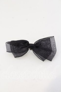 画像1: melonDOLL / ぱうーりぼんりんぐ  クロ O-25-12-26-018-LO-AC-IG-OS