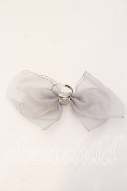 画像2: melonDOLL / ぱうーりぼんりんぐ  グレー O-25-12-26-020-LO-AC-IG-OS