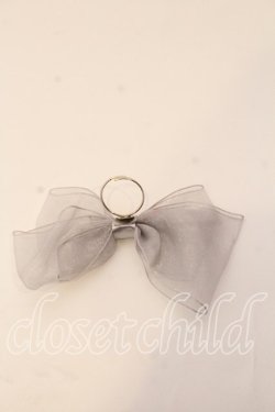 画像2: melonDOLL / ぱうーりぼんりんぐ  グレー O-25-12-26-021-LO-AC-IG-OS