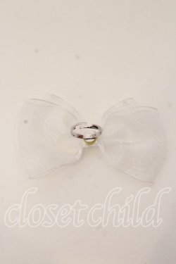 画像2: melonDOLL / ぱうーりぼんりんぐ  シロ O-25-12-26-025-LO-AC-IG-OS