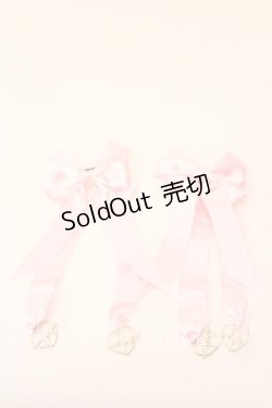 画像1: melonDOLL / ドキドキメーターりぼんバレッタ  ピンク O-25-12-26-026-LO-AC-IG-OS