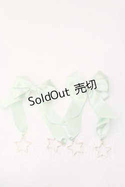 画像1: melonDOLL / りぼんバレッタ  ミント ホシチャーム O-25-12-26-029-LO-AC-IG-OS