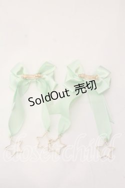 画像2: melonDOLL / りぼんバレッタ  ミント ホシチャーム O-25-12-26-029-LO-AC-IG-OS