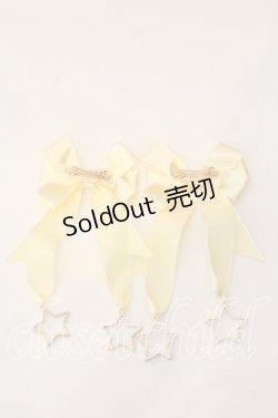 画像2: melonDOLL / りぼんバレッタ  イエロー ホシチャーム O-25-12-26-030-LO-AC-IG-OS
