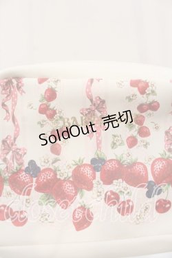 画像3: BABY,THE STARS SHINE BRIGHT / いちご柄ポシェット  オフ O-25-12-26-003-BA-BG-IG-OS