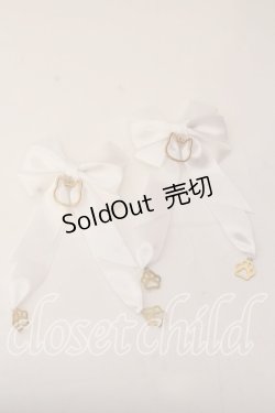 画像1: melonDOLL / にゃんにゃんりぼん  シロ O-25-12-26-047-LO-AC-IG-OS