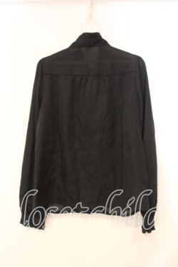 画像2: axes femme / カメオタイ付きブラウス M クロ O-25-12-29-037-AX-BL-OW-OS