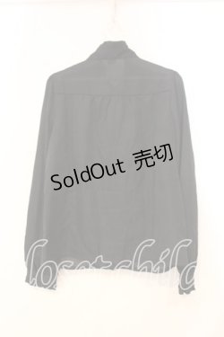 画像2: axes femme / カメオタイ付きブラウス M クロ O-25-12-29-037-AX-BL-OW-OS