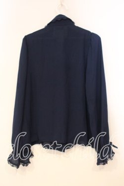 画像3: axes femme kawaii / 3wayジャボ付きブラウス M ネイビー O-25-12-29-038-AX-BL-OW-OS