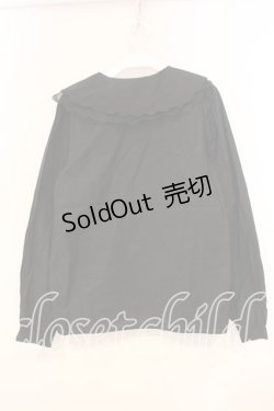 画像2: merry jenny / シアーカラーブラウス F クロ O-25-12-29-039-LO-BL-OW-ZT363