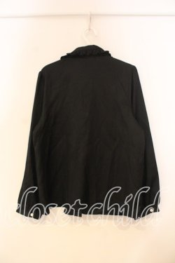 画像2: mouth valley / タイ付きブラウス M クロ O-25-12-29-042-0-BL-OW-OS