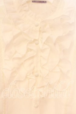 画像2: axes femme kawaii / シャルロットブラウス M シロ O-25-12-29-056-AX-BL-OW-OS