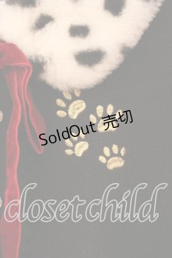 画像3: axes femme Kawaii / 101匹わんちゃんカーデ M クロ O-25-12-29-058-AX-TO-OW-OS