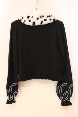 画像4: axes femme kawaii / 101匹わんちゃんカーデ M クロ O-25-12-29-058-AX-TO-OW-OS