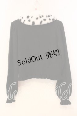 画像4: axes femme Kawaii / 101匹わんちゃんカーデ M クロ O-25-12-29-058-AX-TO-OW-OS