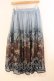 画像2: axes femme NOSTALGIE / ミスティローズ柄スカート  サックス O-25-12-29-063-AX-SK-IG-OS (2)