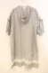 画像2: axes femme / ショルダーレースパーカーワンピース M グレー O-25-12-29-070-AX-OP-IG-OS (2)