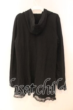 画像3: axes femme / レースアップポケットパーカー m クロ O-25-12-29-073-AX-TO-IG-OS