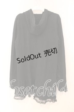 画像3: axes femme / レースアップポケットパーカー m クロ O-25-12-29-073-AX-TO-IG-ZT0104P