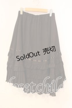 画像2: axes femme / ティアードスカート  ブラウン O-25-12-29-076-AX-SK-IG-OS