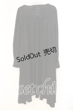 画像2: axes femme / 後ろレースアップトッパーカーディガン  クロ O-25-12-29-082-AX-TO-IG-ZT510