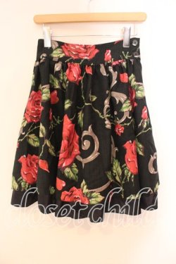 画像1: MILK / ロージーローズスカート  ブラックローズ O-25-12-29-090-ML-SK-OW-OS