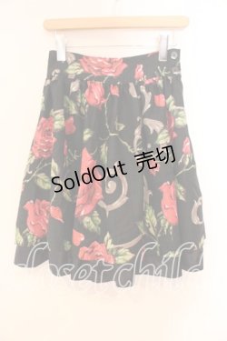 画像1: MILK / ロージーローズスカート  ブラックローズ O-25-12-29-090-ML-SK-OW-OS