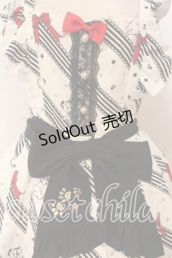 画像2: axes femme kawaii / 101匹わんちゃん/ワンピース M シロ×クロ O-25-12-29-007-AX-OP-OW-OS