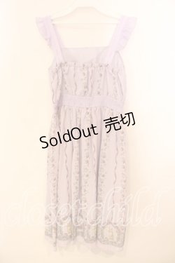 画像2: axes femme POETIQUE / ラビット苺柄ワンピース M ラベンダーピンク O-25-12-29-012-AX-OP-OW-ZT495