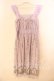 画像2: axes femme POETIQUE / ラビット苺柄ワンピース M ラベンダーピンク O-25-12-29-012-AX-OP-OW-OS (2)