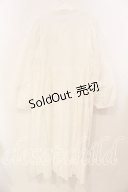 画像2: merry jenny / タックとリボンのブラウスワンピース F シロ O-25-12-29-013-LO-OP-OW-ZT483