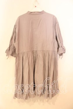 画像2: merry jenny / ギャザースリーブリボンワンピース F グレー O-25-12-29-015-LO-OP-OW-OS