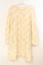 画像1: Franche Lippee / がまぐちねこワンピース M ミルク O-25-12-29-027-LO-OP-OW-ZT391 (1)